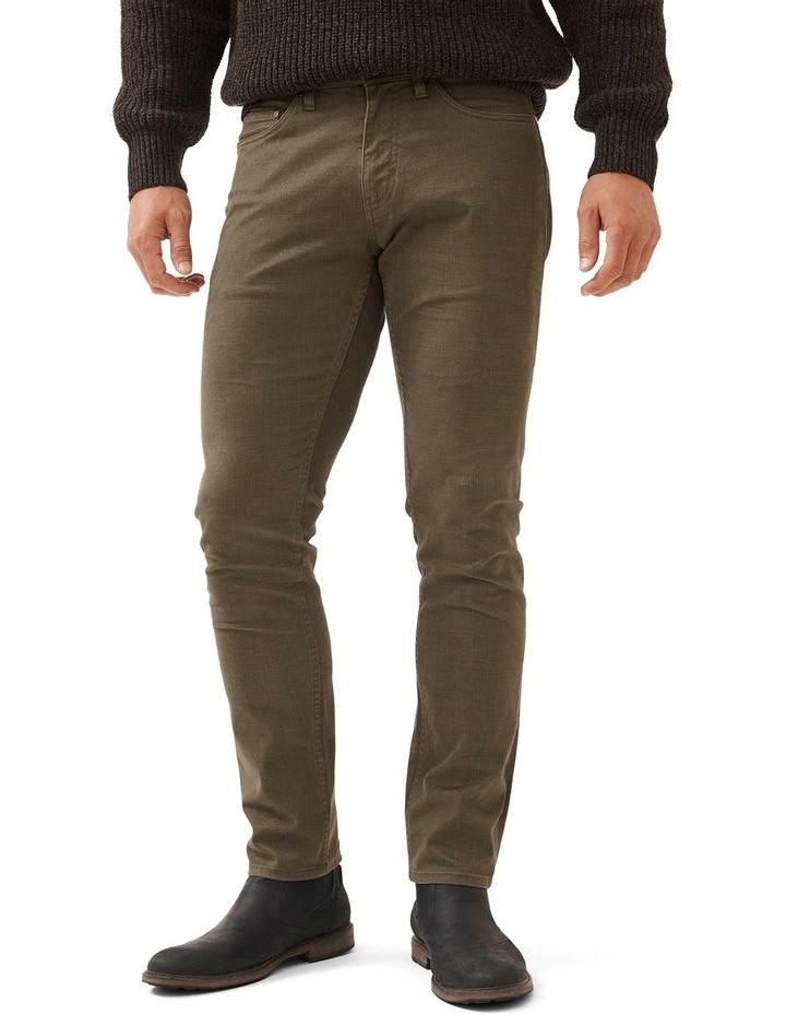Leighton Place Jeans Regular Leg in Army image 1