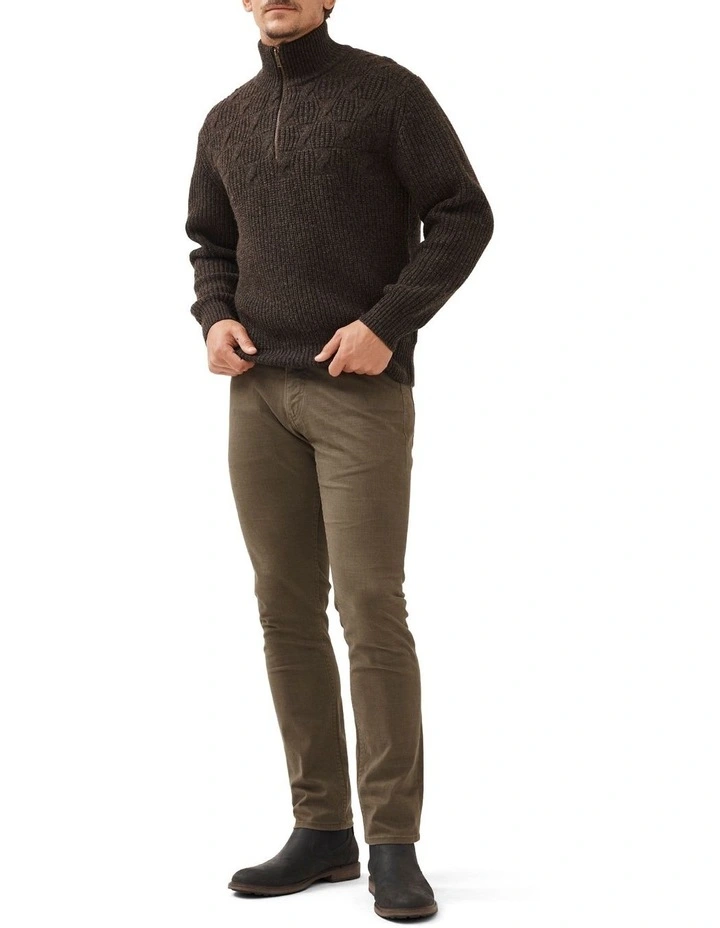 Leighton Place Jeans Regular Leg in Army image 2