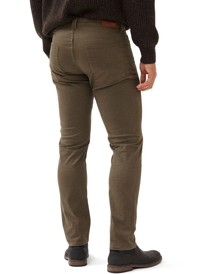 Leighton Place Jeans Regular Leg in Army image 3