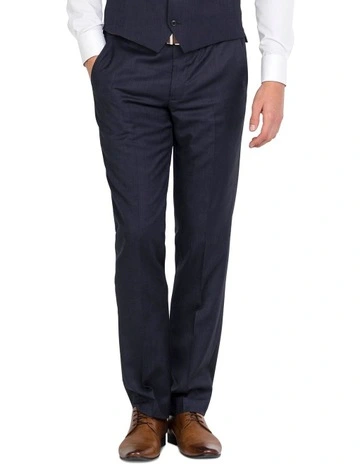 Pure Wool Trouser in Navy