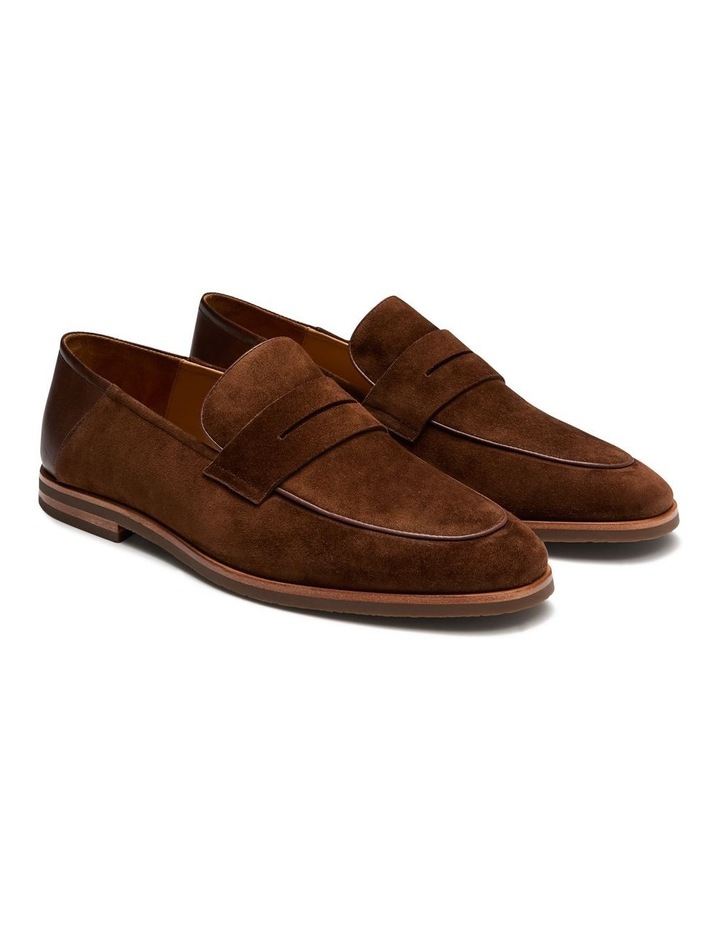 Giacomo Suede Loafers in Brown image 2