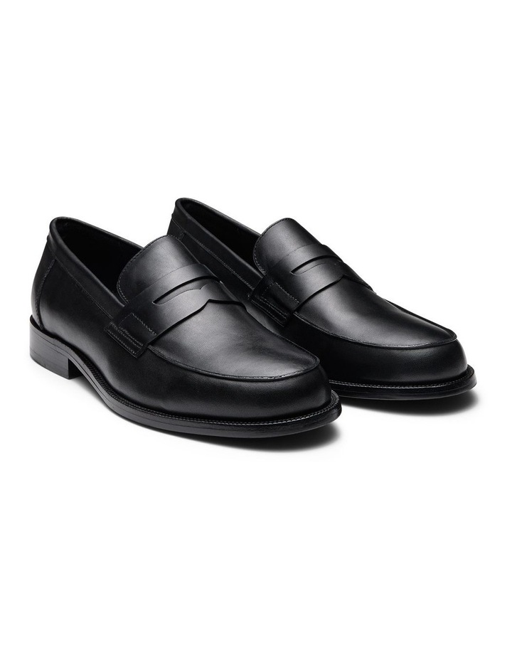 Dartmouth Leather Loafers in Black image 3