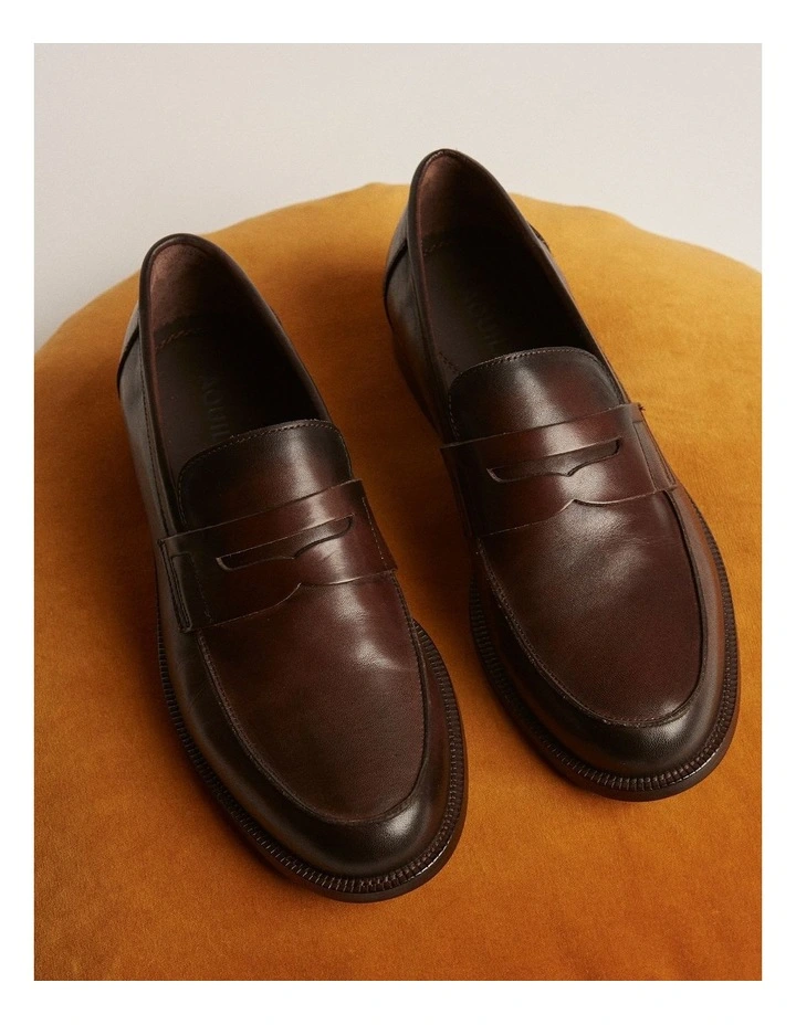 Dartmouth Leather Loafers in Brown image 6