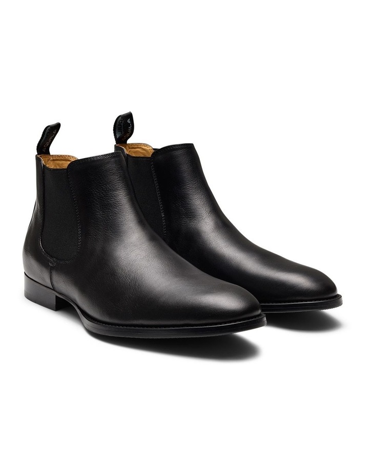 Dakota Leather Chelsea Boots in Black image 3