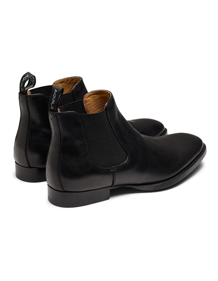 Dakota Leather Chelsea Boots in Black image 5