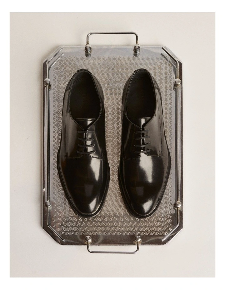 Dyer Derby Shoes in Patent Black image 7