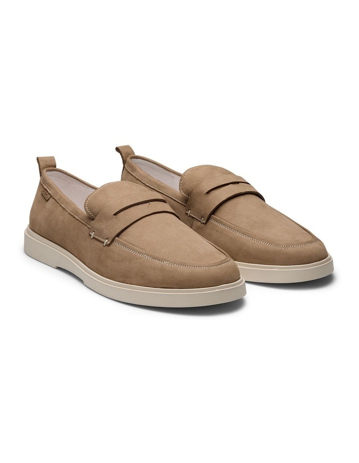 Breeze Nubuck Loafers in Sand image 3