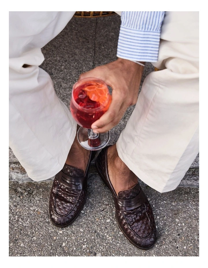 Elliot Penny Loafers in Brown Multi image 2