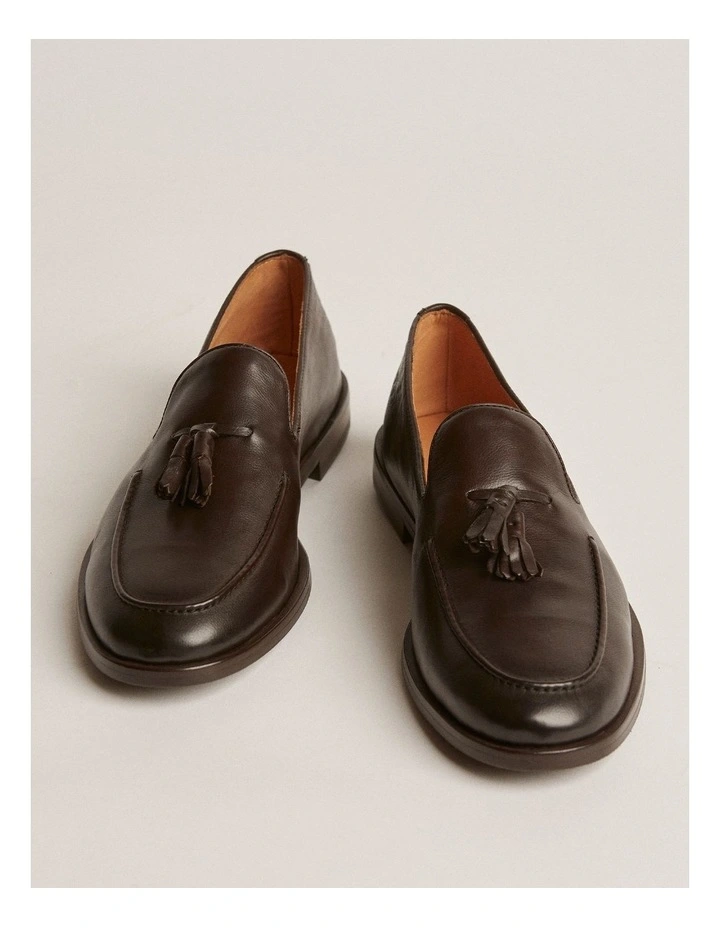 Elias Tassel Loafers in Brown image 2