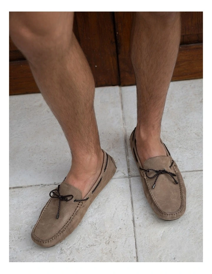 Cruz Nubuck Driving Shoes in Taupe image 2