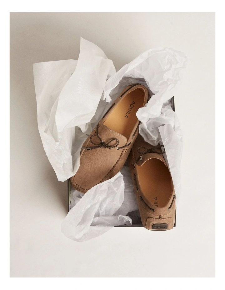 Cruz Nubuck Driving Shoes in Taupe image 2