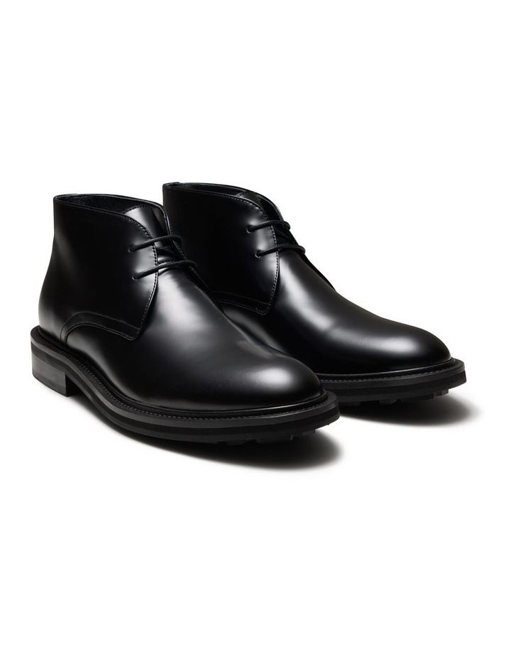 Mensa Chukka Boots in Black image 3