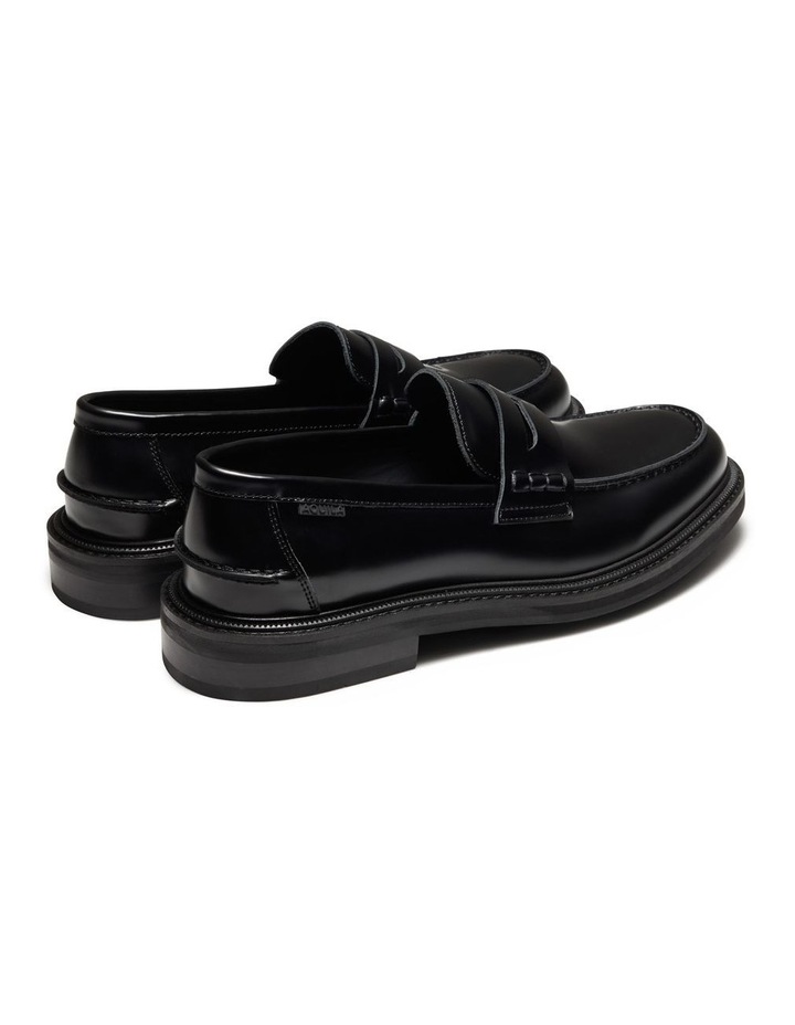 Mensa Penny Loafers in Black image 5