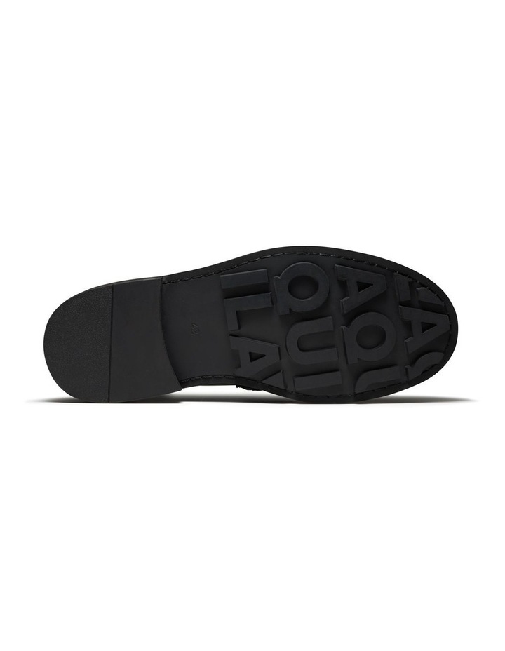 Mensa Penny Loafers in Black Multi image 4