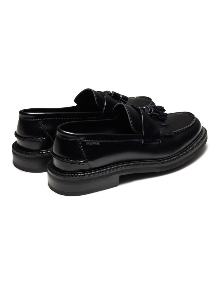 Mensa Tassel Loafers in Black image 5