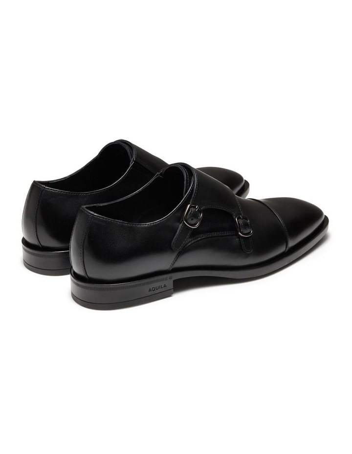 Murphy Monk Strap Shoes in Black image 4