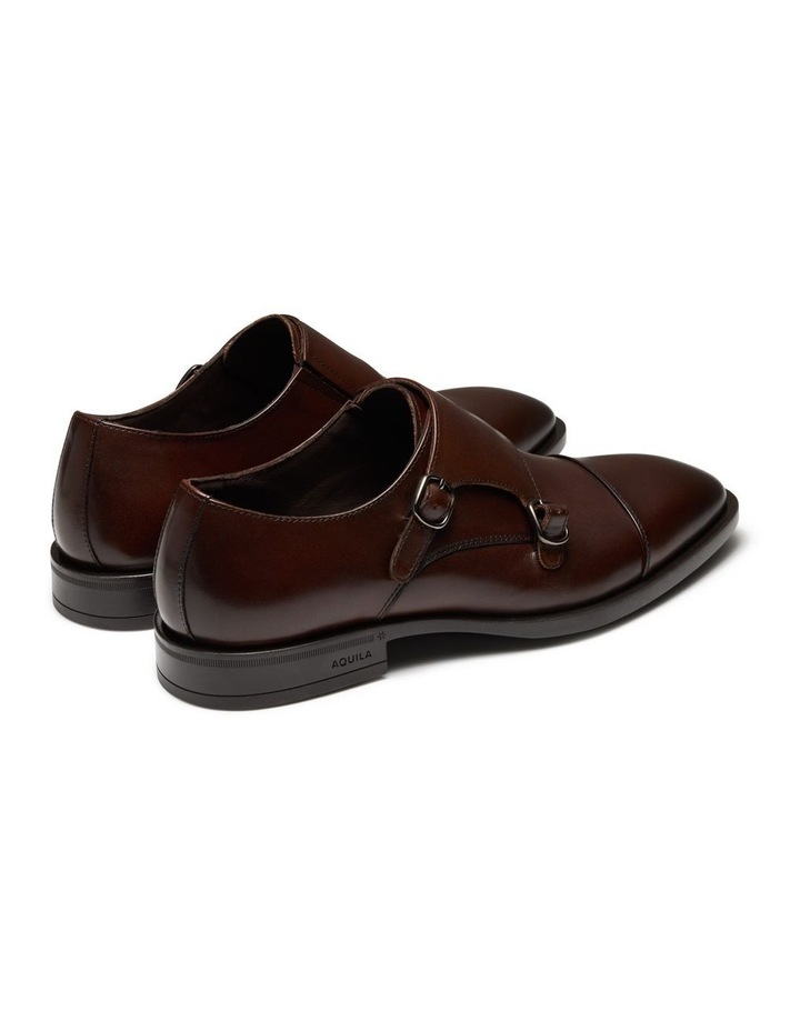 Murphy Monk Strap Shoes in Brown image 5