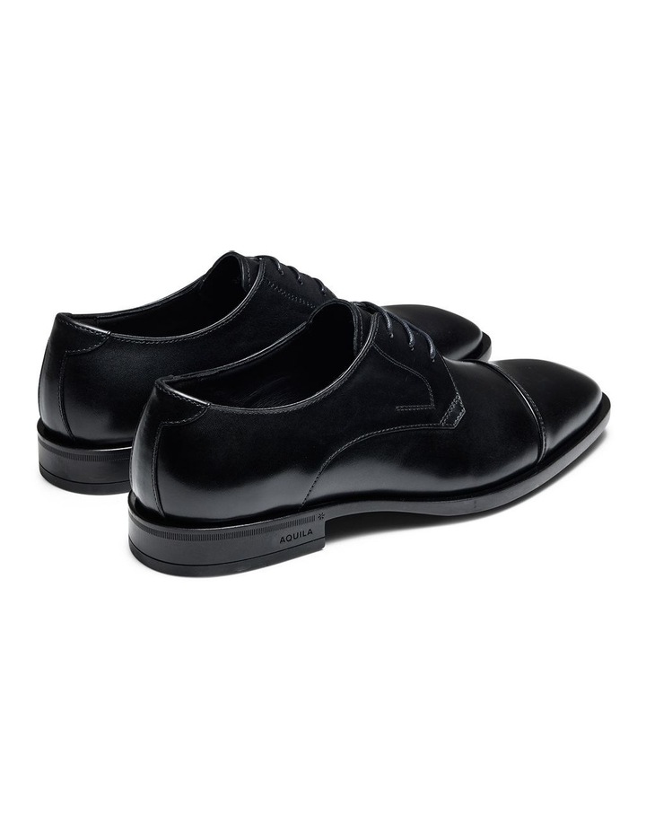 Stuart Derby Shoes in Black image 4