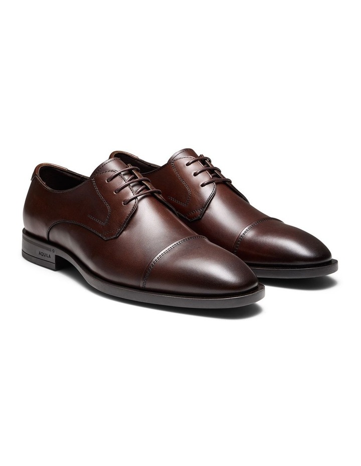 Stuart Derby Shoes in Brown image 2