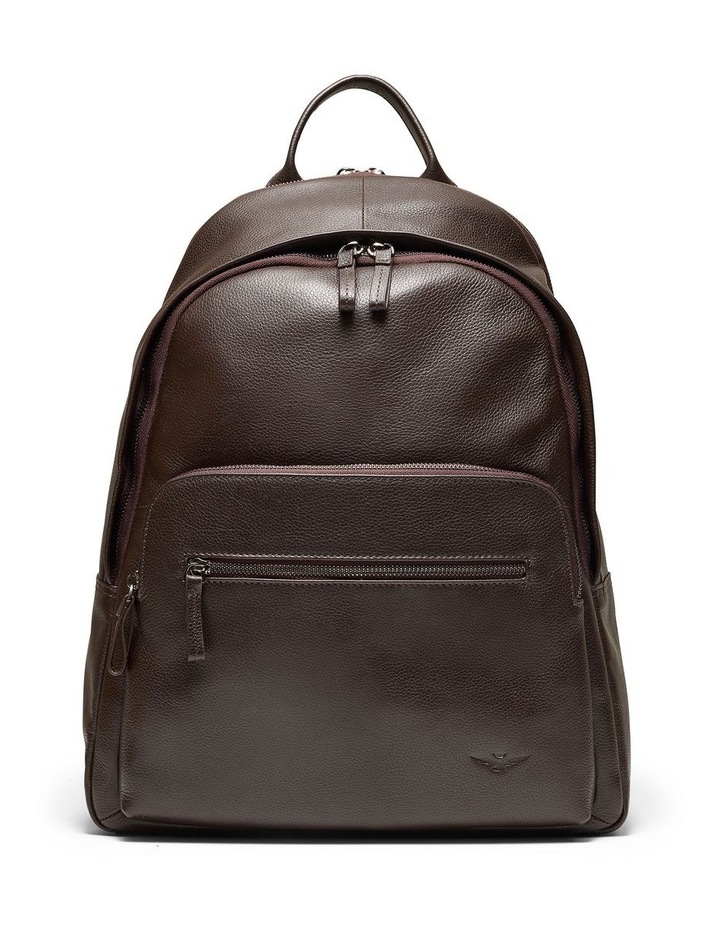 Montoro Leather Backpack in Brown image 1
