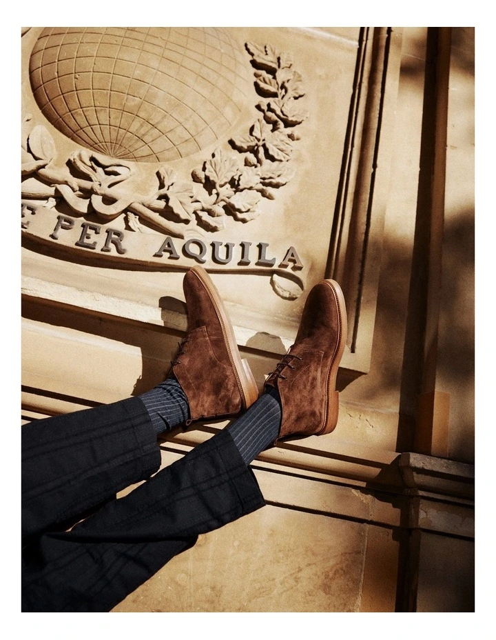 Dakar Suede Chukka Boots in Brown image 2