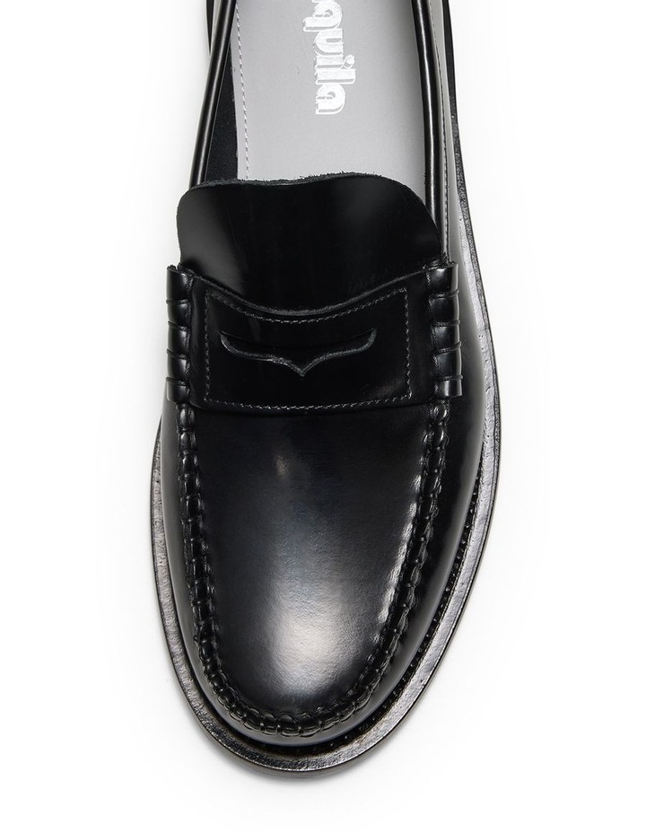 Regent Penny Loafers in Black image 5
