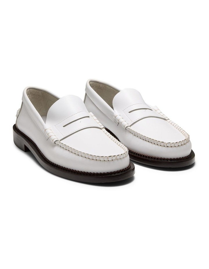 Regent Penny Loafers in White image 3