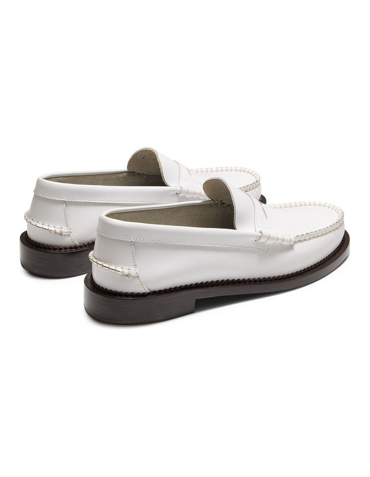 Regent Penny Loafers in White image 5