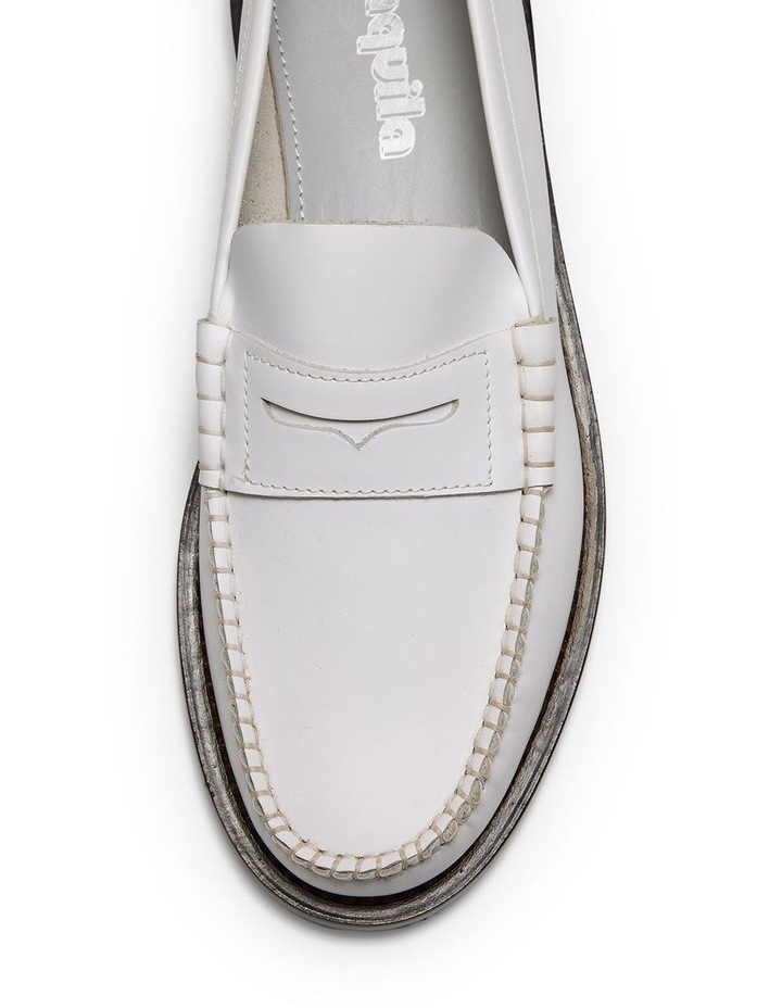 Regent Penny Loafers in White image 5