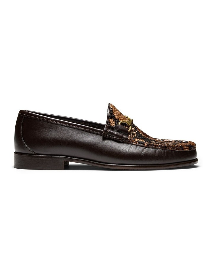George Penny Loafers in Patterned Brown image 1