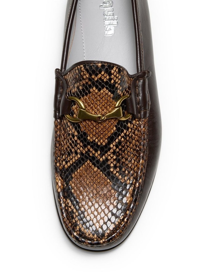 George Penny Loafers in Patterned Brown image 6