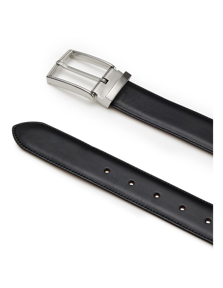 Bane Leather Belt in Black image 2