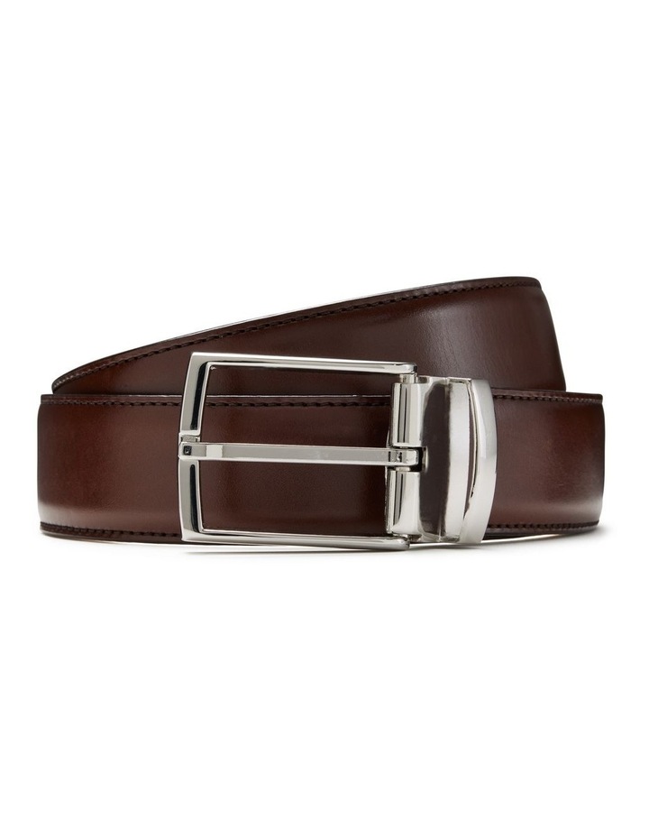 Bane Leather Belt in Brown image 1