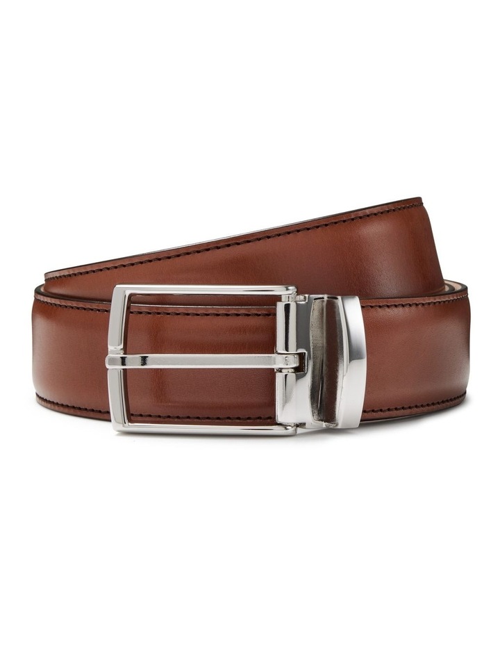 Bane Leather Belt in Tan image 1