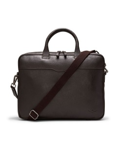 Montoro Leather Briefcase in Brown