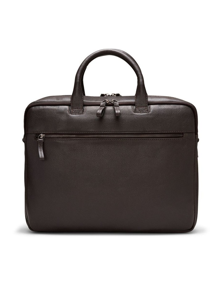 Montoro Leather Briefcase in Brown image 4