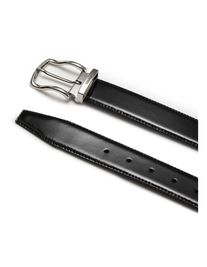 Faron Patent Belt in Black image 2