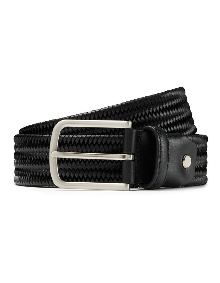 Den Leather Belt in Black image 1