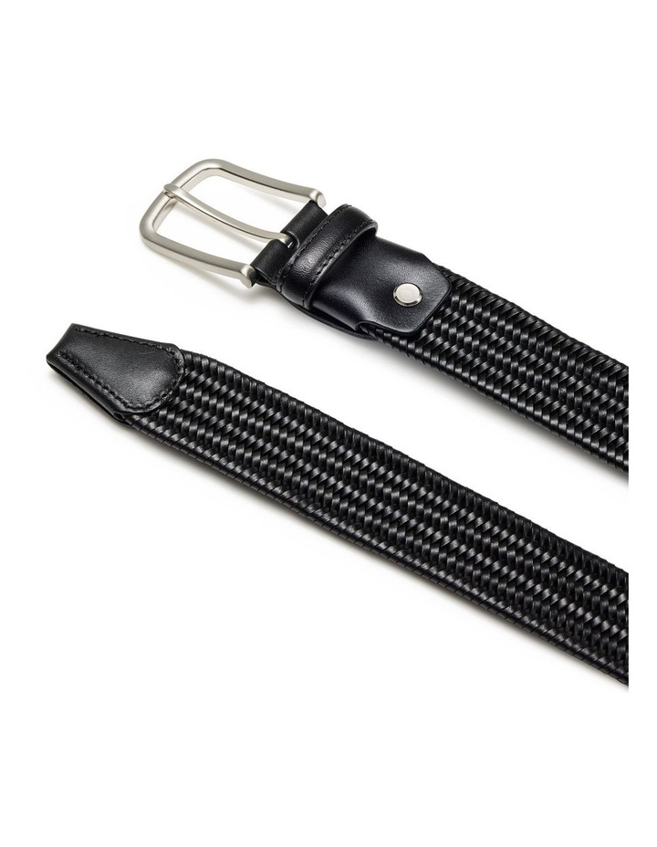 Den Leather Belt in Black image 2
