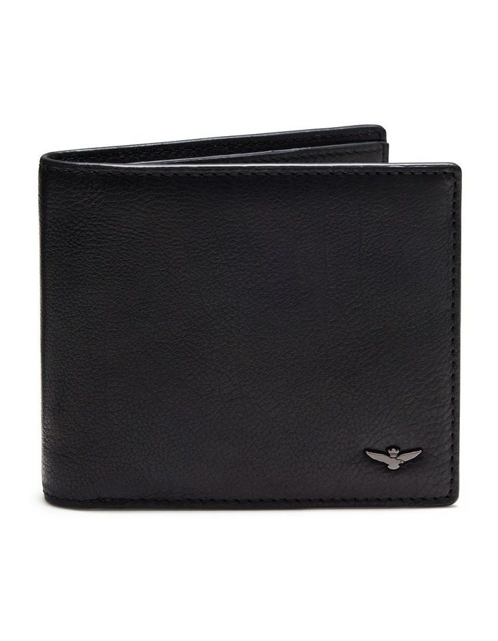 Montoro Leather Bi-fold Wallet in Black image 1