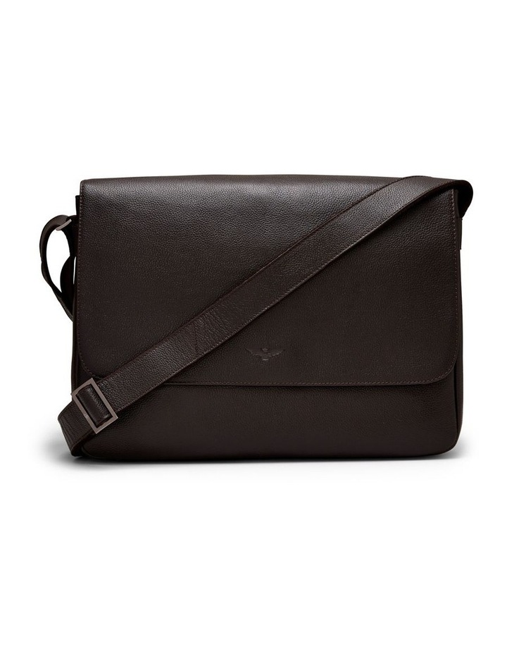 Montoro Leather Messenger Bag in Brown image 1