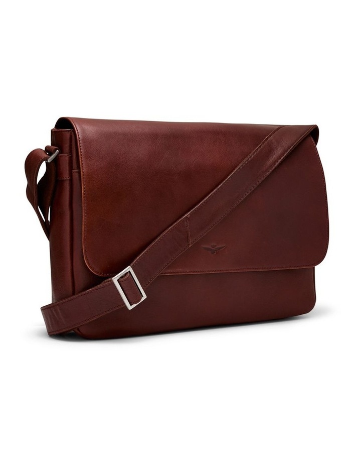 Montoro Leather Messenger Bag in Brandy image 2