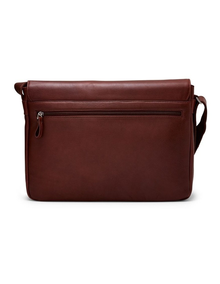 Montoro Leather Messenger Bag in Brandy image 3