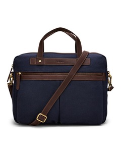 Cruiser Canvas Briefcase in Navy
