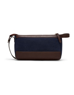 Cruiser Canvas Wash Bag in Navy