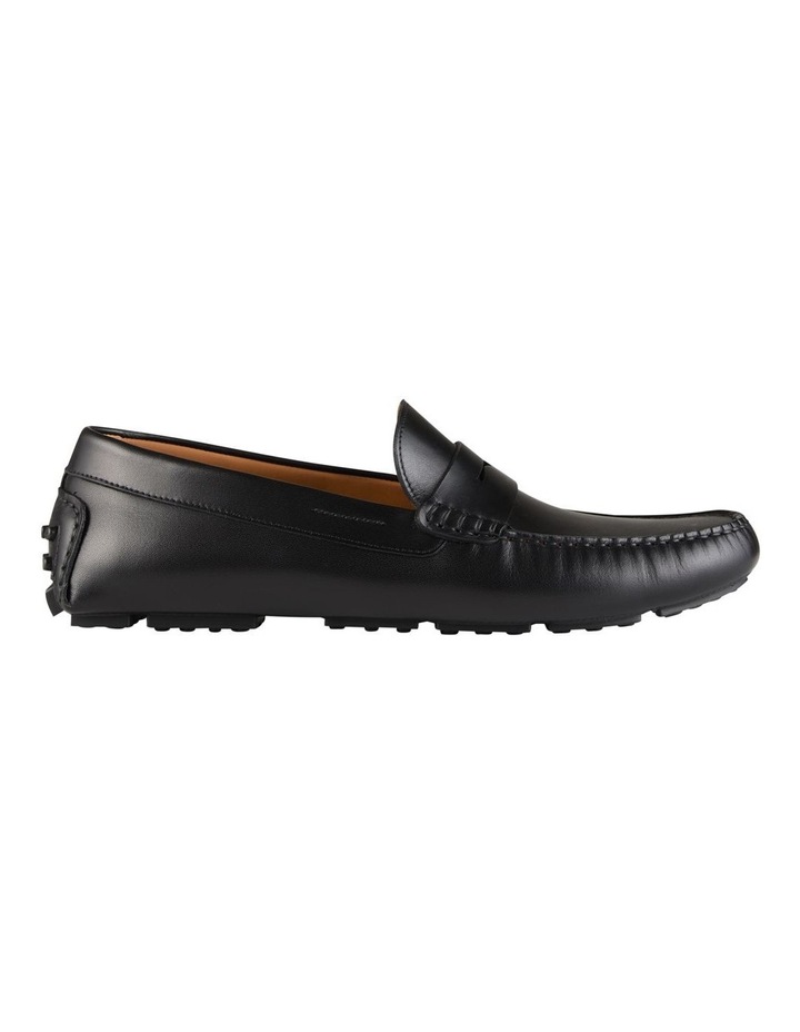 Daytona Leather Driving Shoes in Black image 1