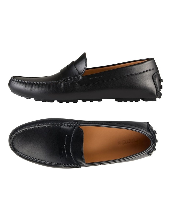 Daytona Leather Driving Shoes in Black image 3