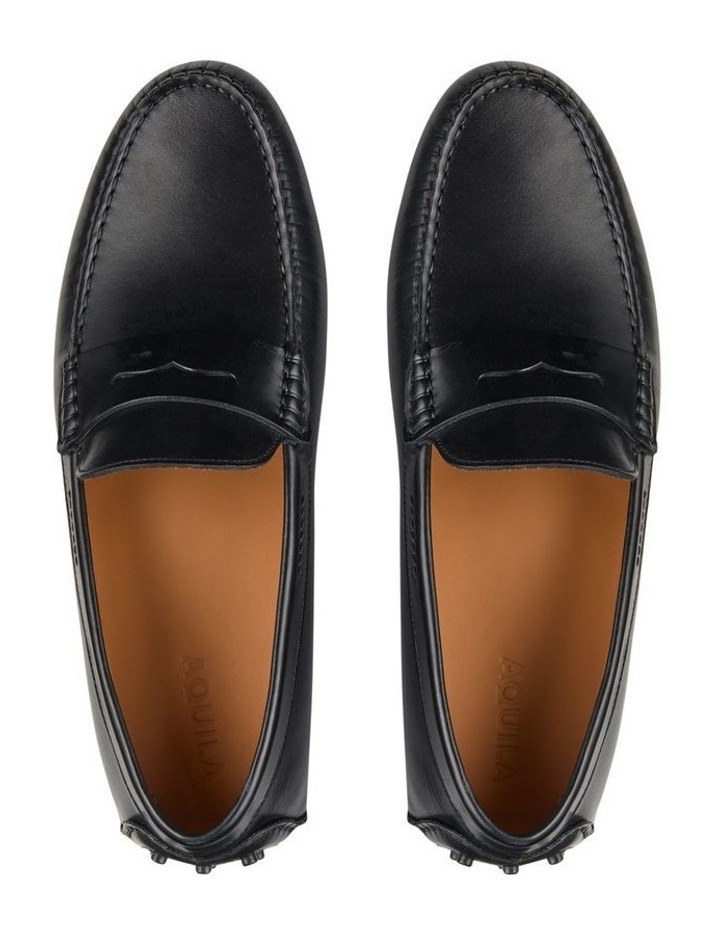 Daytona Leather Driving Shoes in Black image 4