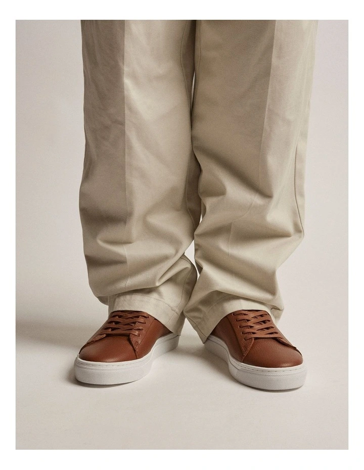 Deco 2.0 Leather Sneakers in Tan image 2