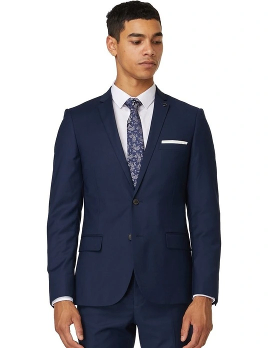 blue jacket suit